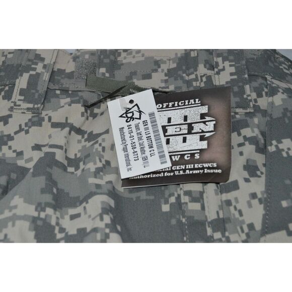 Trousers, Soft Shell, Cold Weather, GEN III Large Long 8415-01-538-6773 NEW ! - Picture 2 of 3